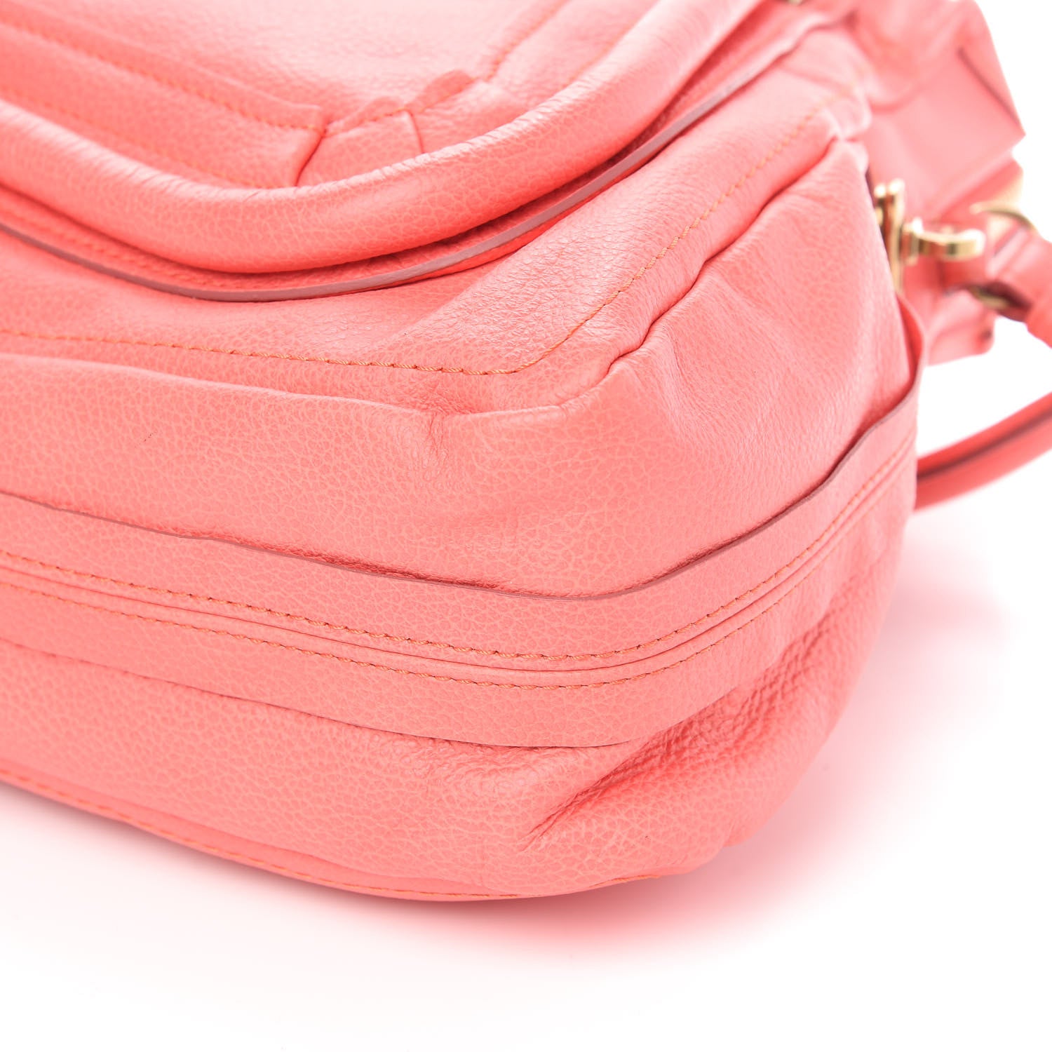 Chloe Calfskin Large Paraty Coral 8 of 10