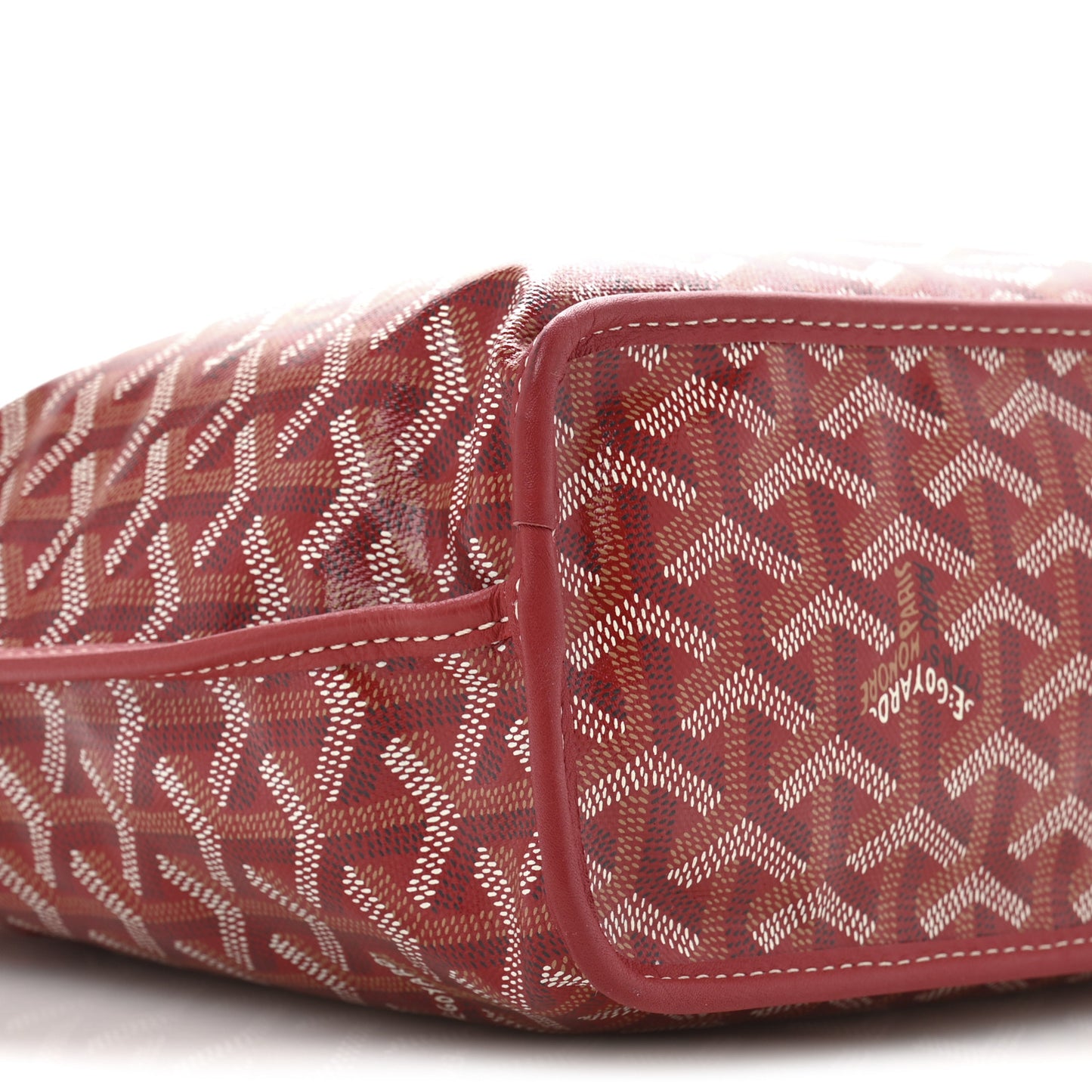 Goyardine Reversible Mini Anjou Red