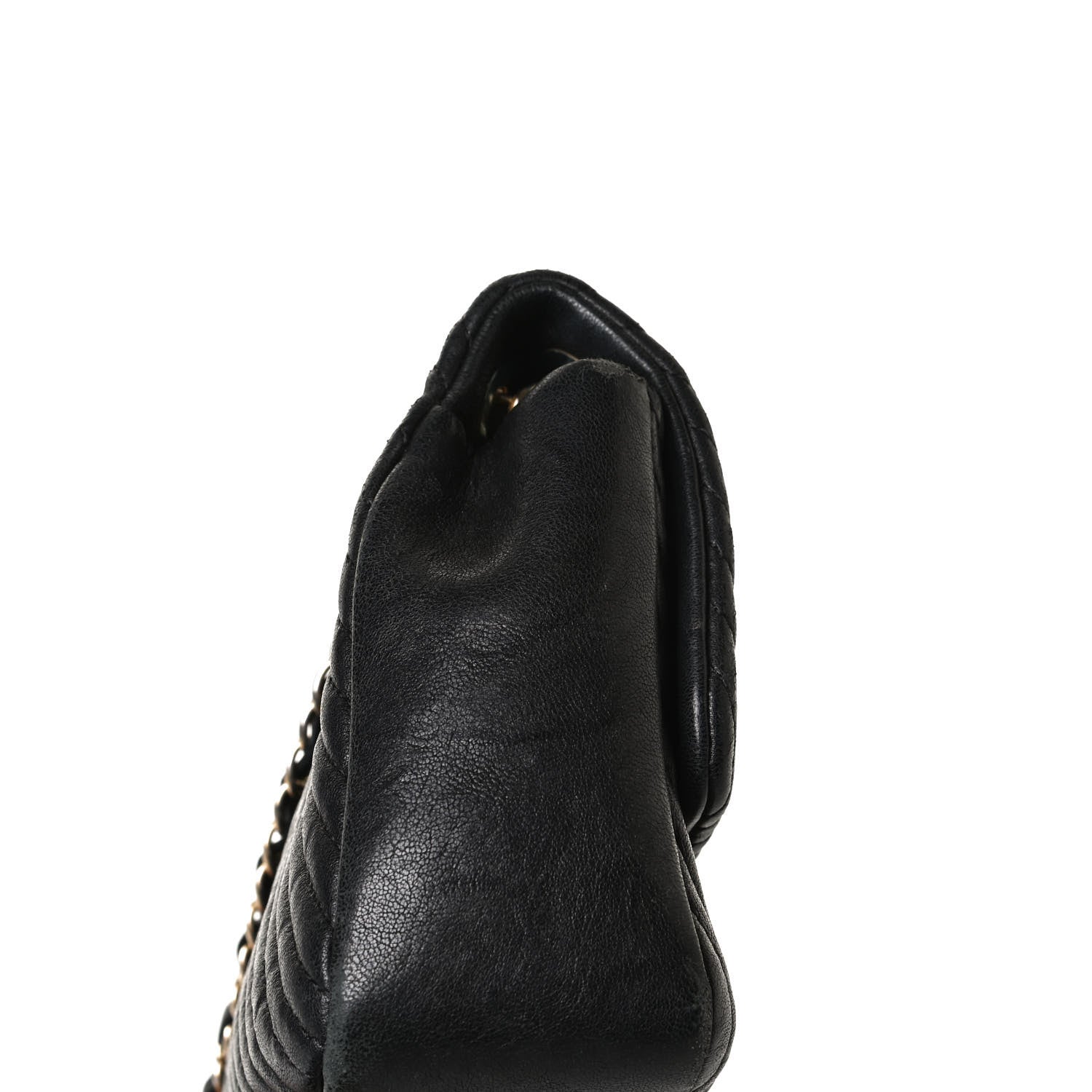 Chanel Calfskin Surpique Chevron Small Flap Black 15 of 18