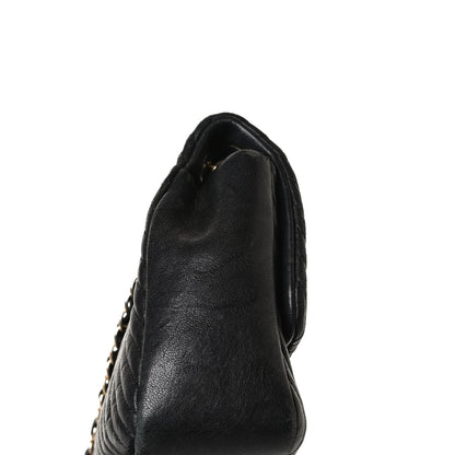 Chanel Calfskin Surpique Chevron Small Flap Black 15 of 18