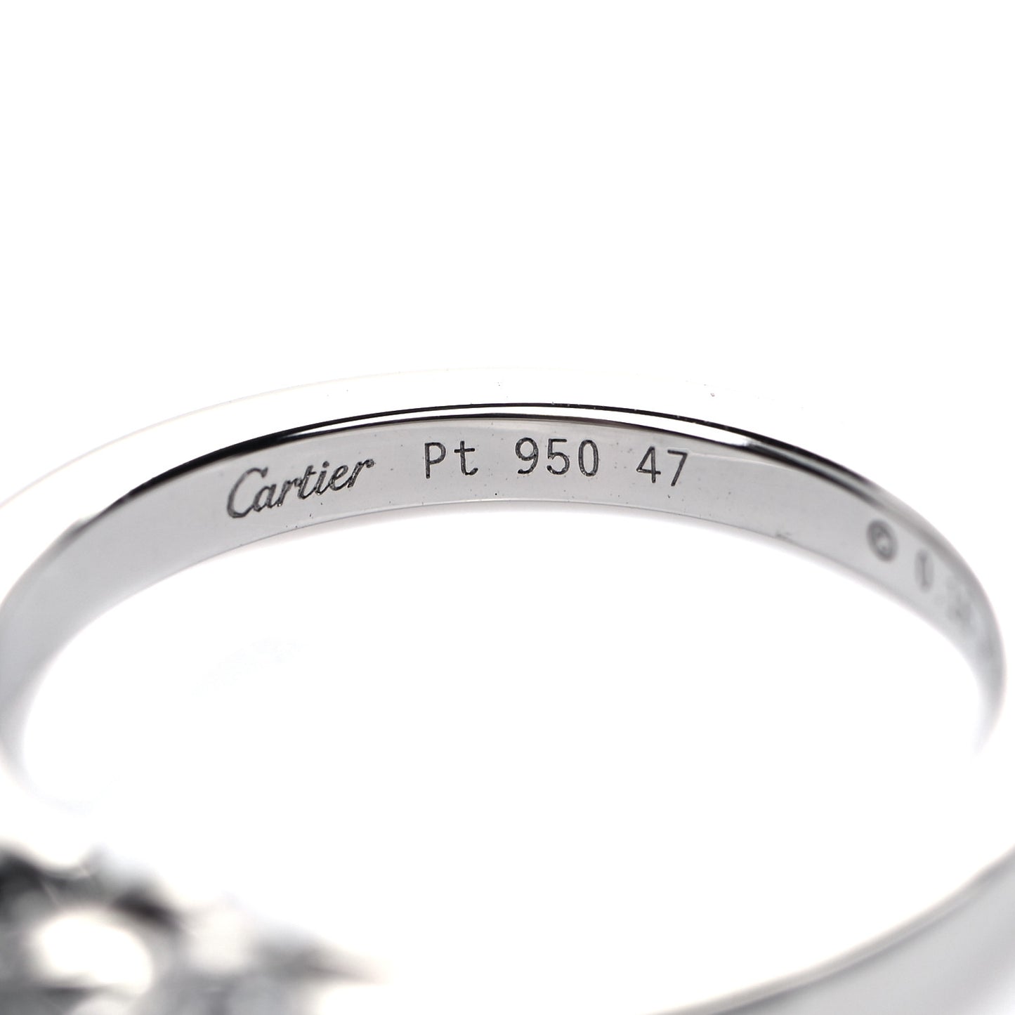 Platinum Diamond .18ct Ballerine Solitaire Engagement Ring 47 4