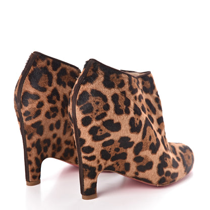 Christian Louboutin Pony Hair Morphing 100 Booty 39.5 Leopard 4 of 7