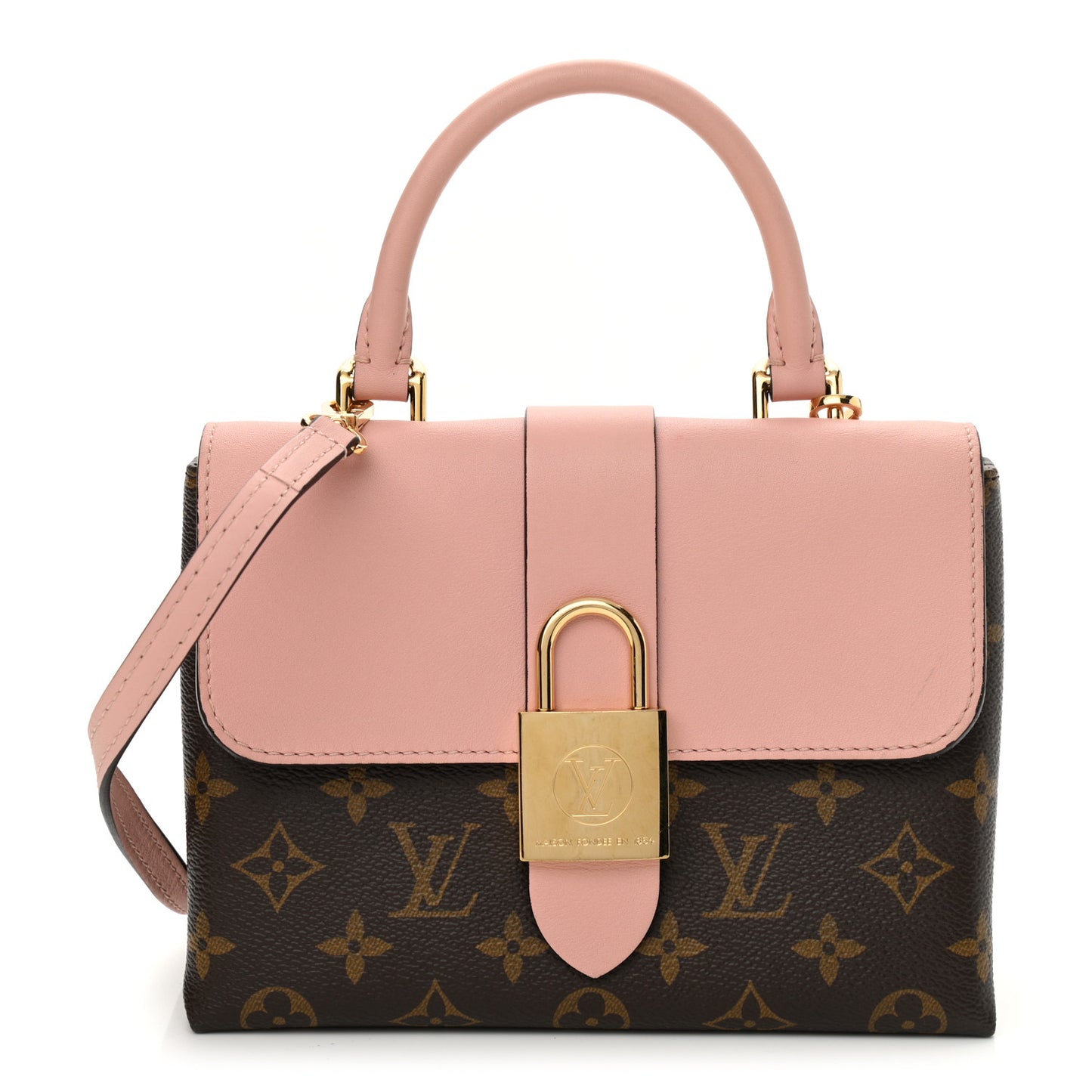 Monogram Locky BB Rose Poudre