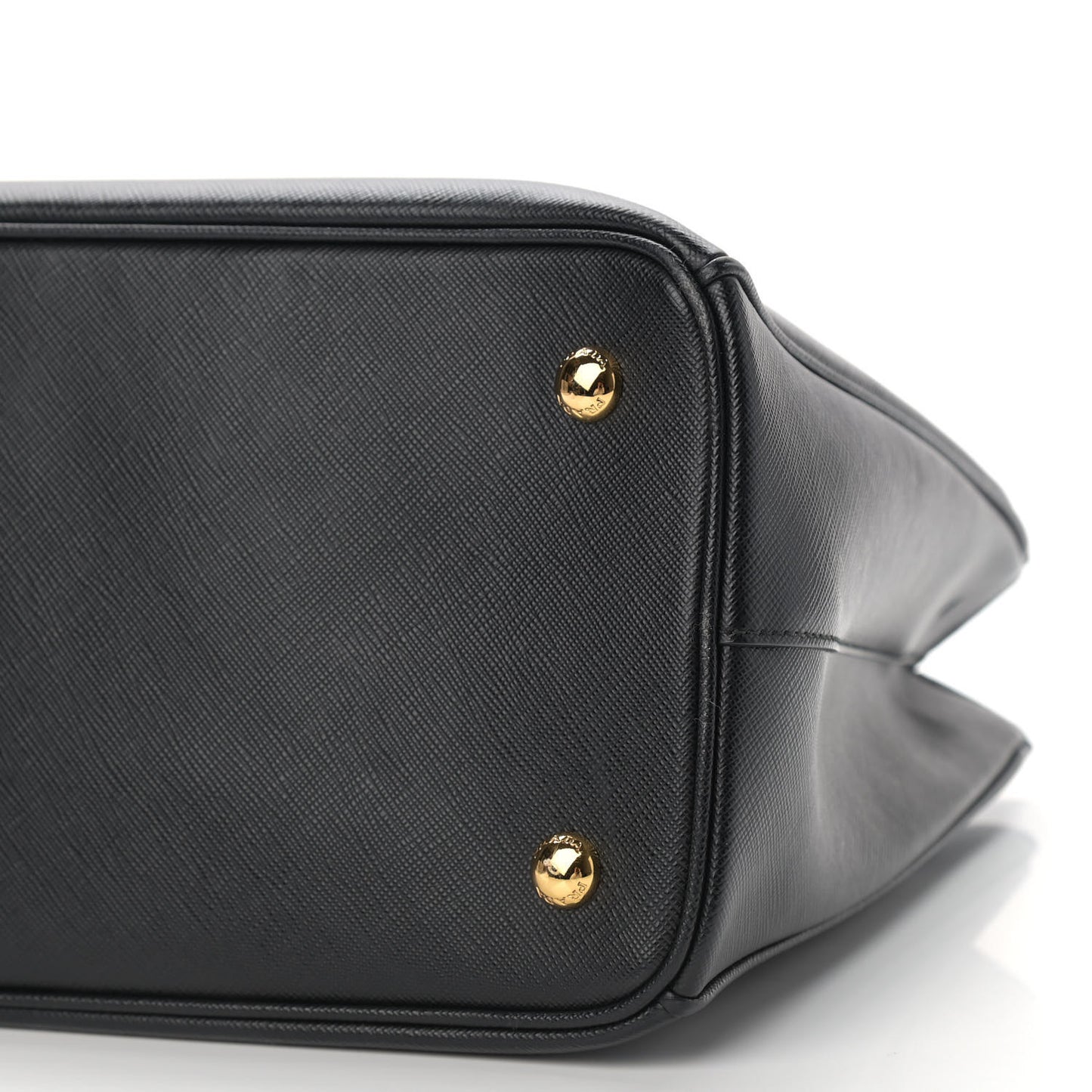 Saffiano Lux Medium Tote Black