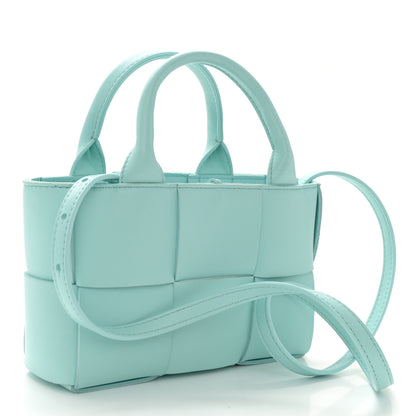 Bottega Veneta Lambskin Maxi Intreccio Candy Arco Tote Celadon 4 of 11