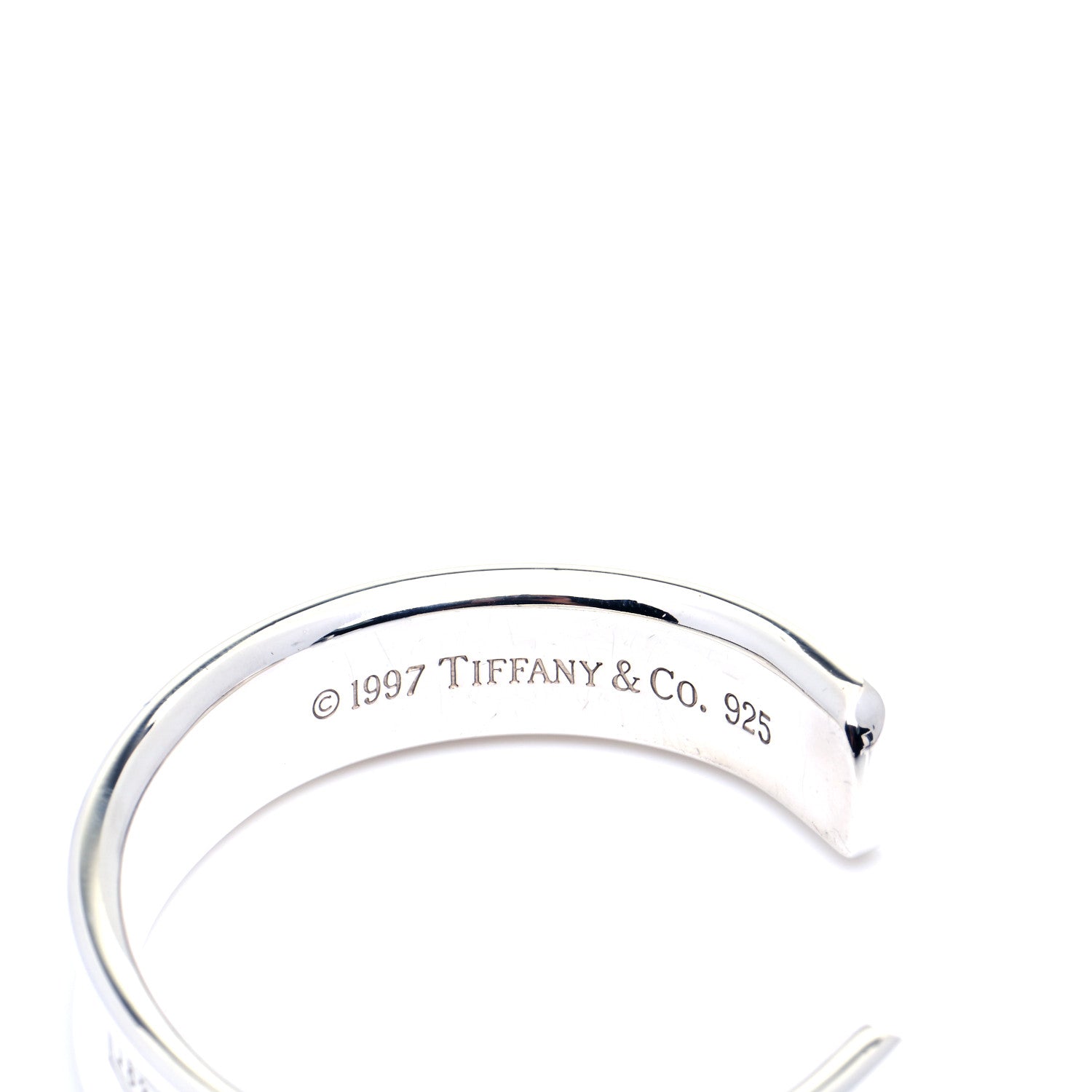 Tiffany Sterling Silver 1837 Cuff Bracelet 5 of 6