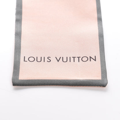 Louis Vuitton Silk Monogram Trunks Bandeau Rose Poudre 4 of 4