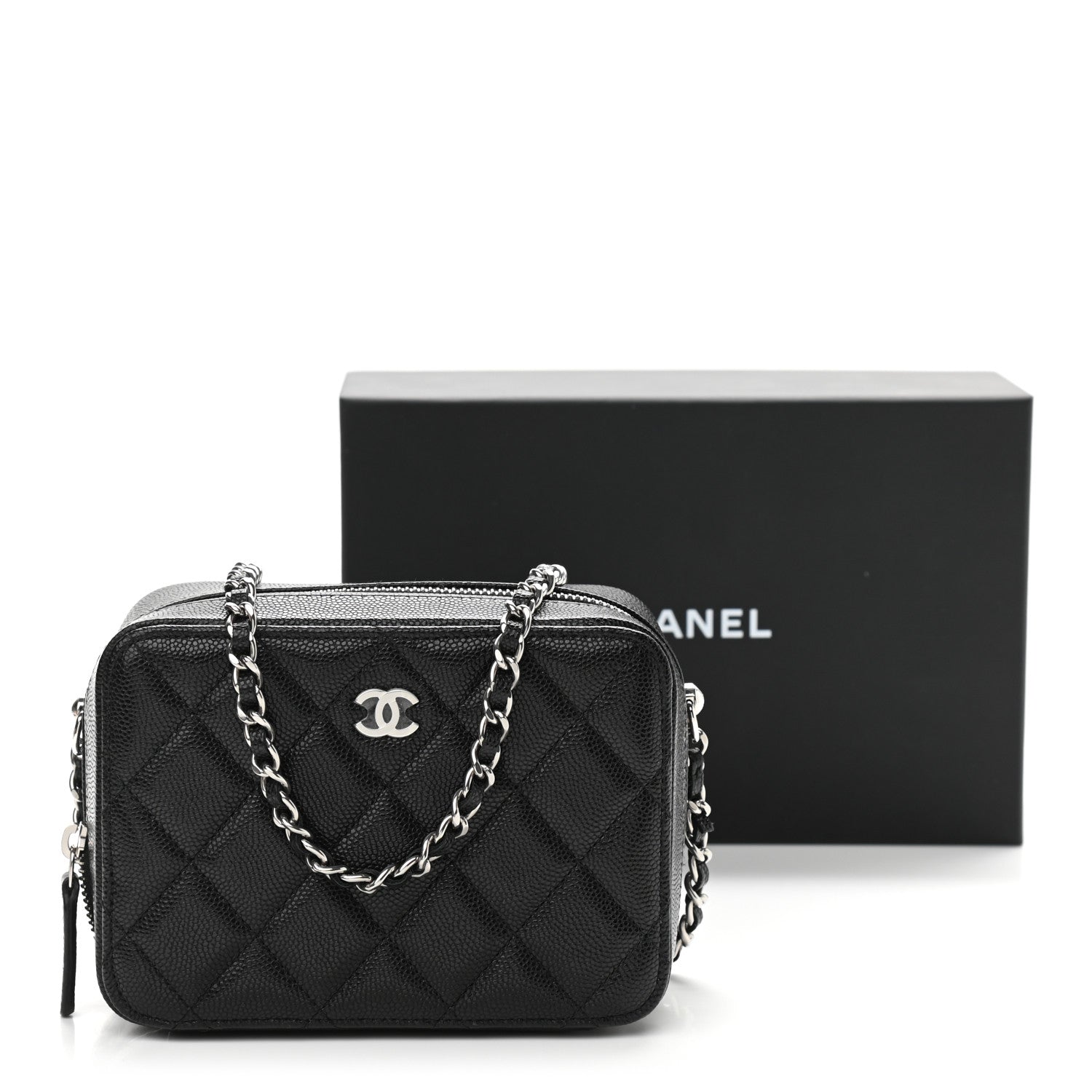 Chanel Caviar Quilted Camera Bag Black 11 of 11