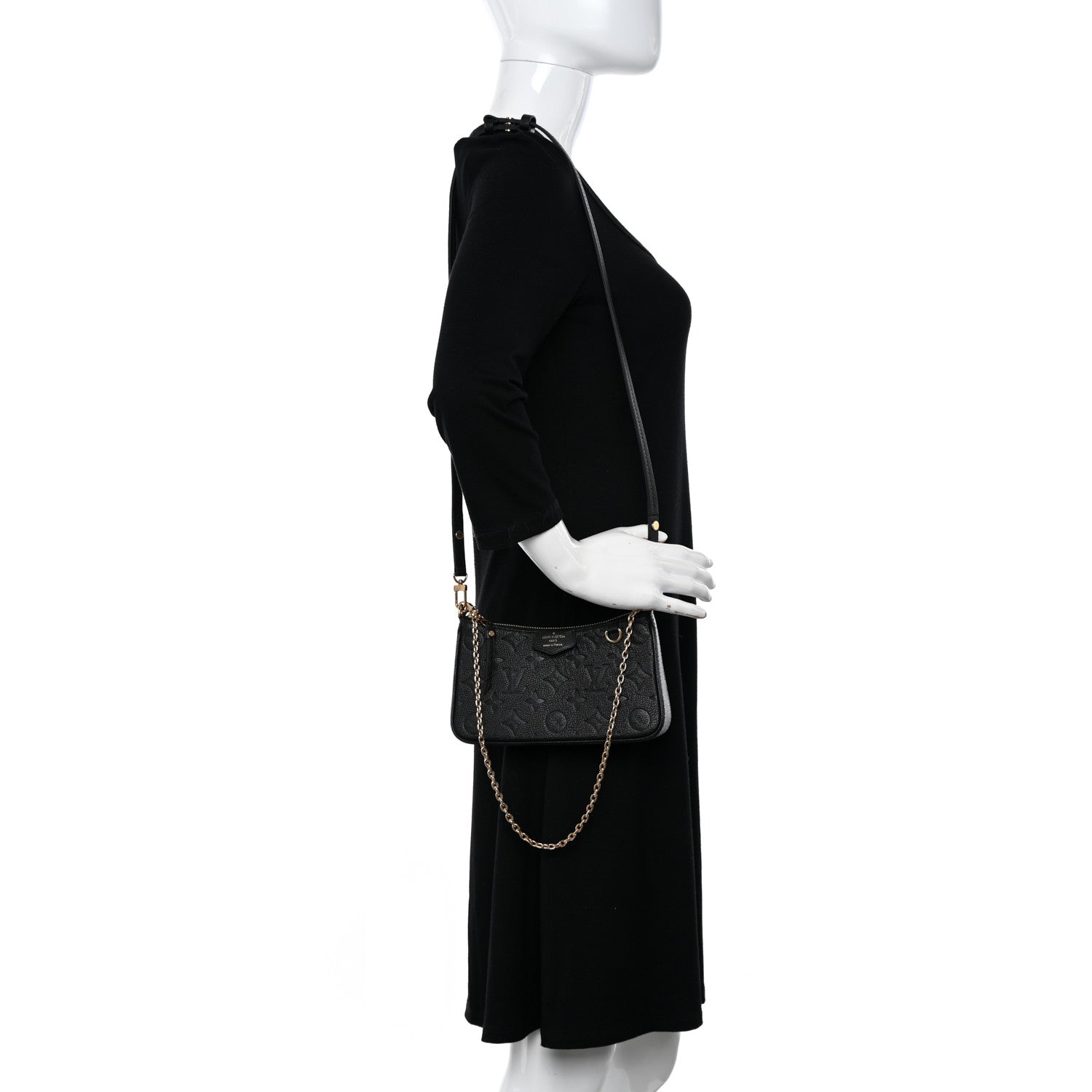Louis Vuitton Empreinte Easy Pouch On Strap Black 2 of 9