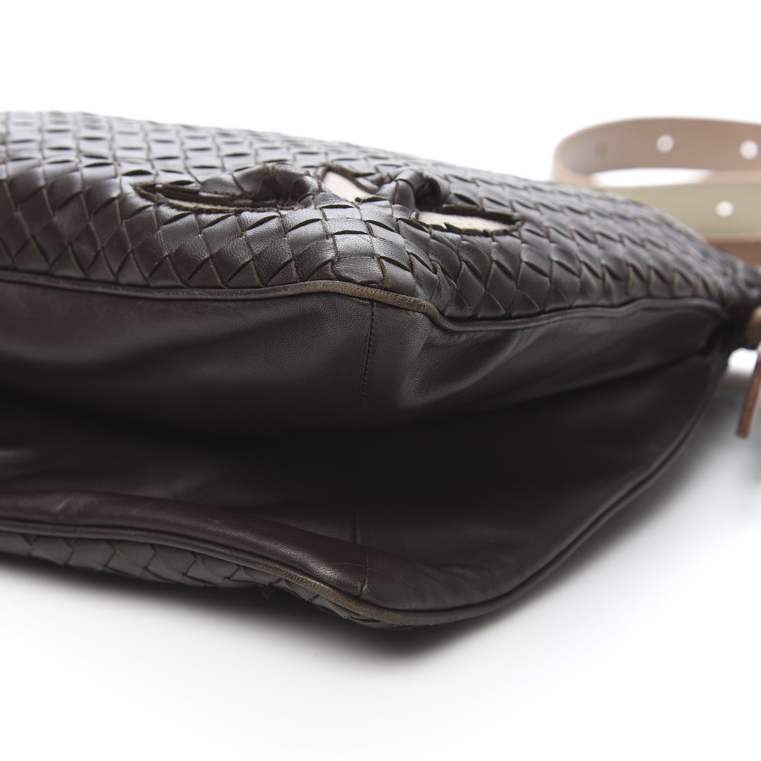 Bottega Veneta Nappa Intrecciato Marquise Flower Crossbody Messenger Bag Ebano 13 of 14