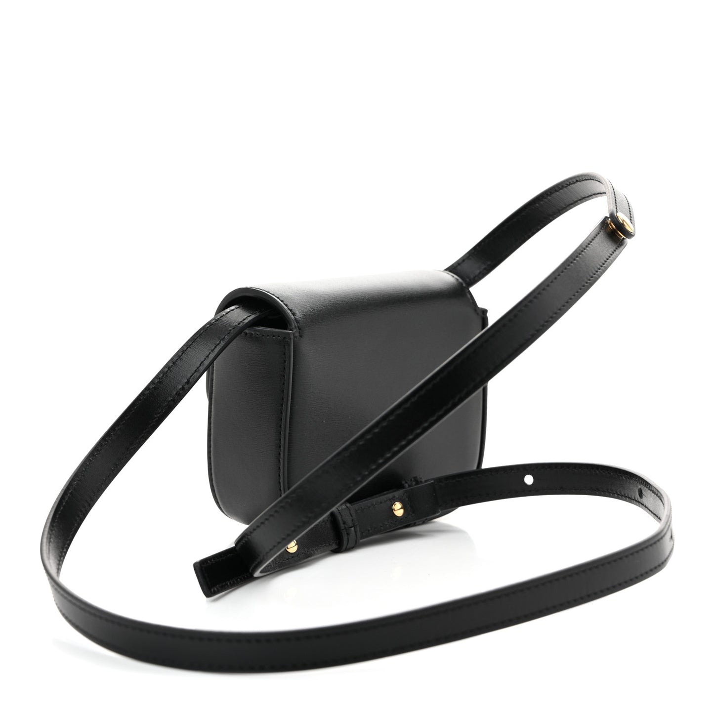 Shiny Calfskin Mini Triomphe Black