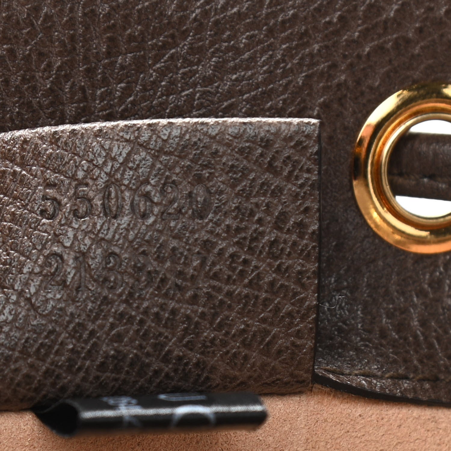 Gucci GG Supreme Monogram Web Mini Ophidia Bucket Bag Brown 7 of 10