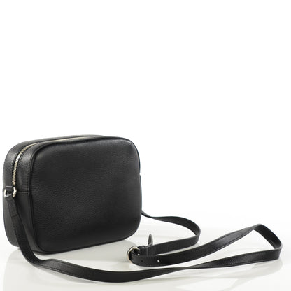 Gucci Pebbled Calfskin Studded Small Soho Disco Bag Black 3 of 7