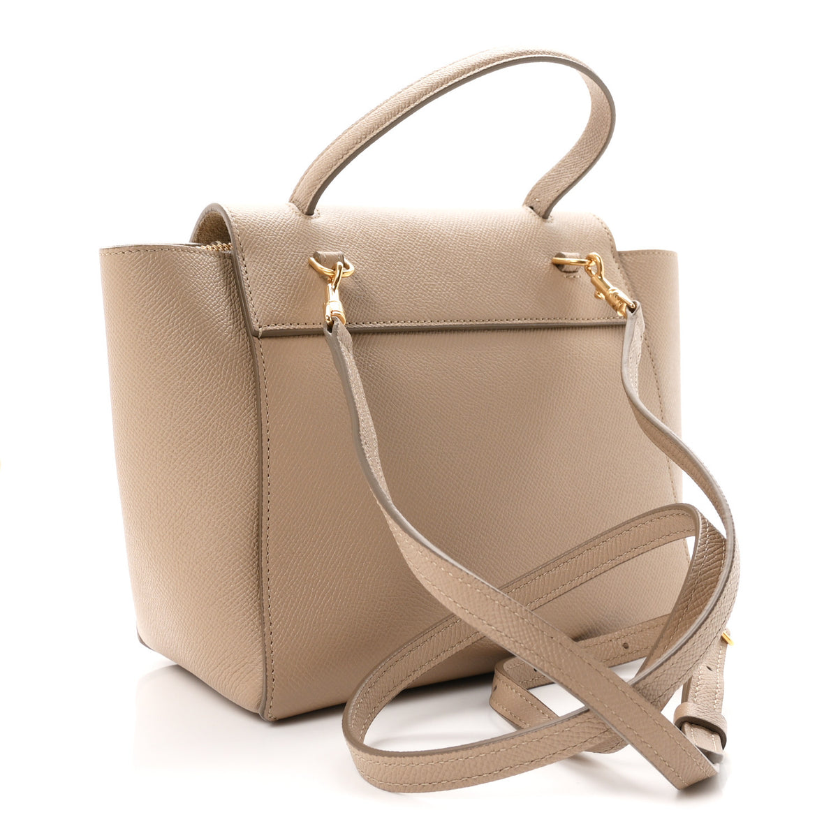 Celine Grained Calfskin Nano Belt Bag Light Taupe 3 of 12