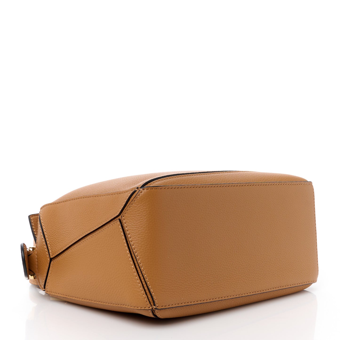 Calfskin Small Puzzle Bag Light Caramel