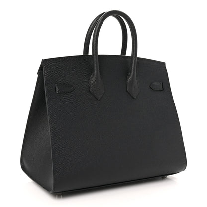 Hermes Epsom Birkin Sellier 25 Black 3 of 11