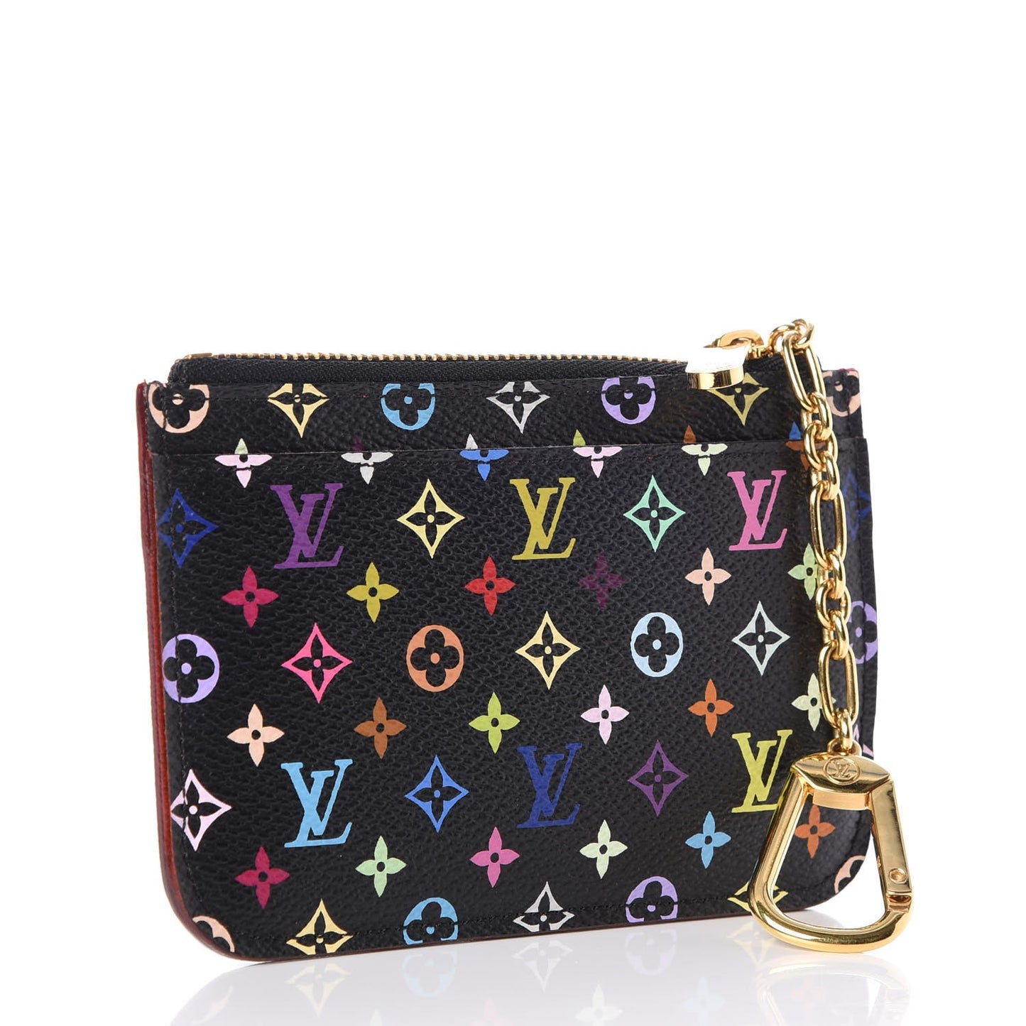 Monogram Multicolor Key Pouch Black Grenade