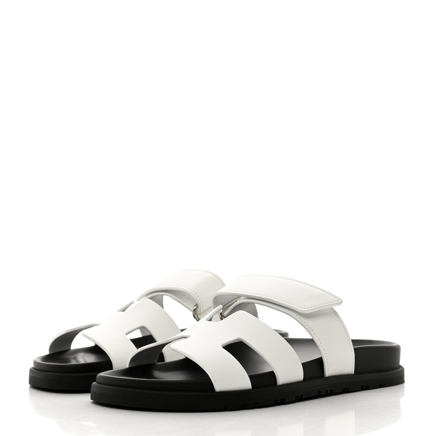 Calfskin Womens Chypre Sandals 37 White