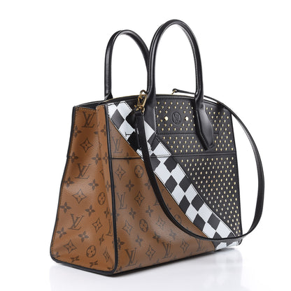 Louis Vuitton Calfskin Reverse Monogram City Steamer MM 3 of 12