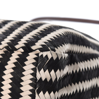 Miu Miu Nappa Intreccio Sacca Tote Cera Black 19 of 23