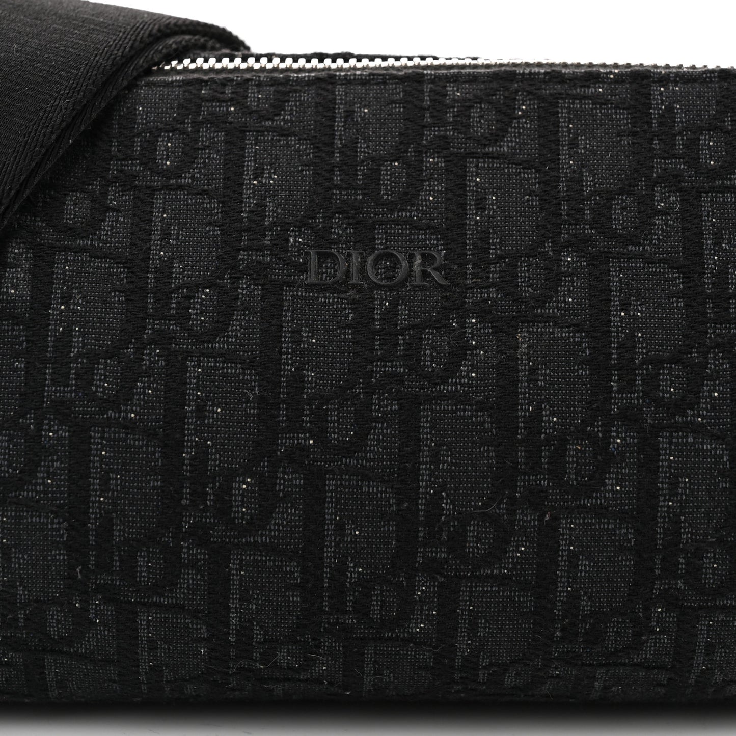 Oblique Roller Messenger Bag Black