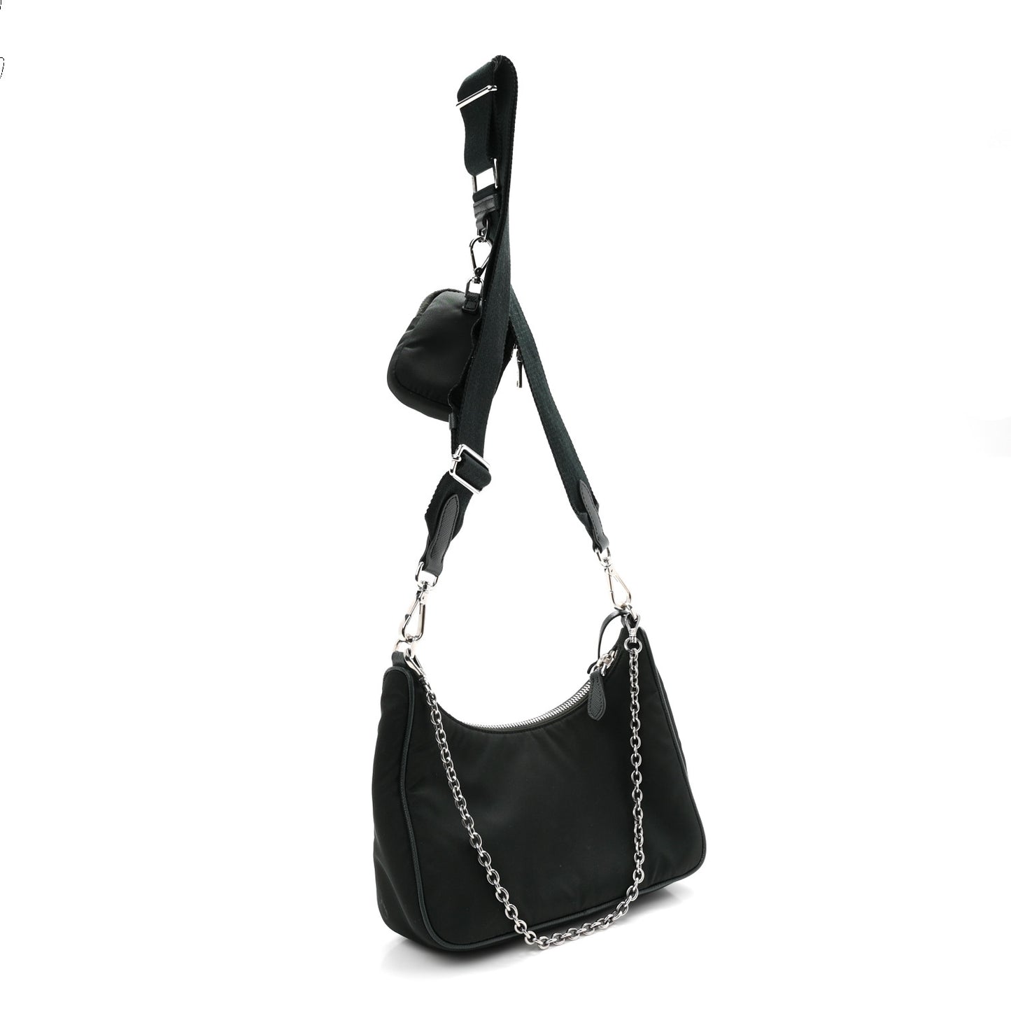 Nylon Re-Edition 2005 Shoulder Bag Smeraldo