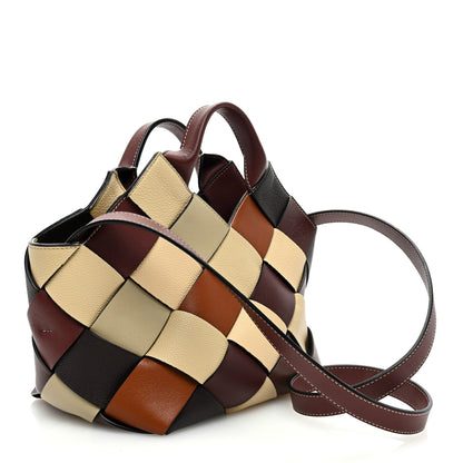 Loewe Calfskin Small Woven Basket Surplus Bag Beige 3 of 9
