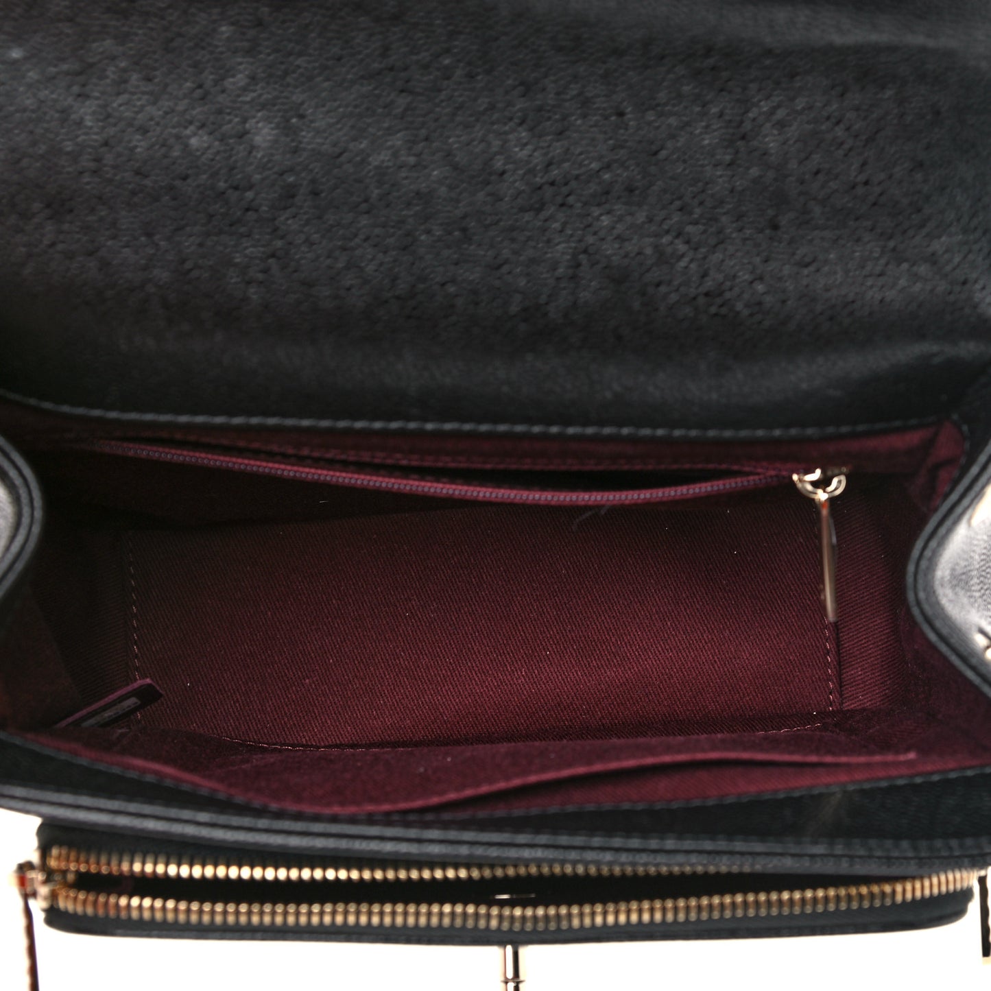 Caviar Quilted Small Business Affinity Flap Black