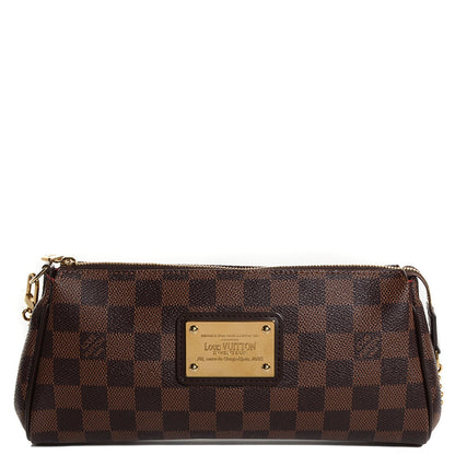 Louis Vuitton Damier Ebene Eva Clutch 1 of 8