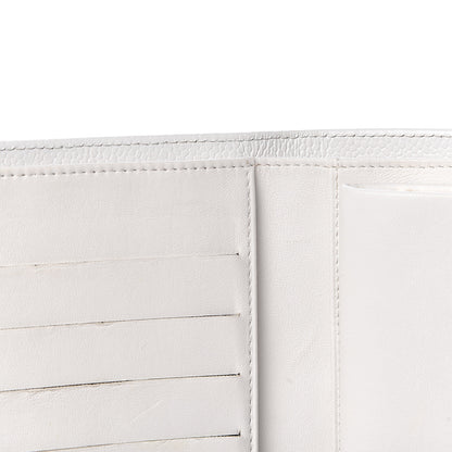 Chanel Caviar Timeless CC French Wallet White 9 of 11