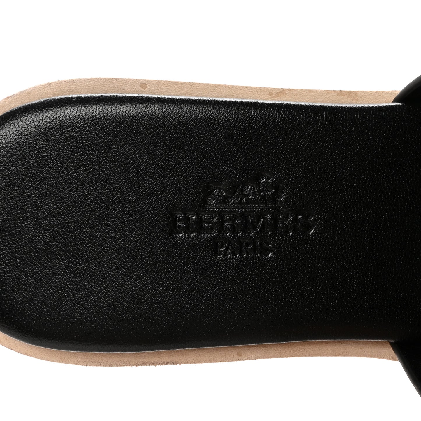 Calfskin Cork Eze 30 Sandals 35 Black