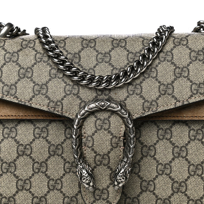 Gucci GG Supreme Monogram Small Dionysus Shoulder Bag Taupe 8 of 17