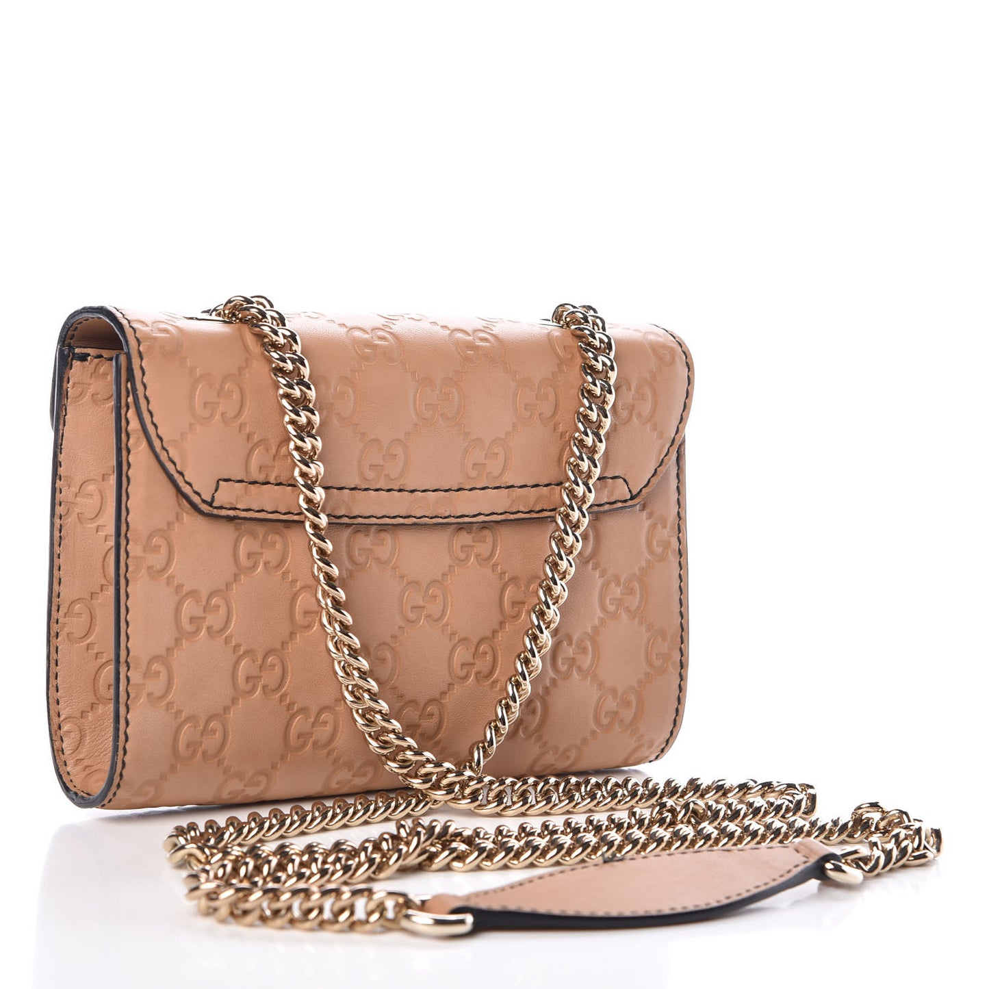 Guccissima Mini Emily Chain Shoulder Bag Camelia