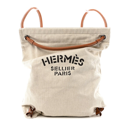 Hermes Canvas Swift Aline Grooming Bag Gold 1 of 11