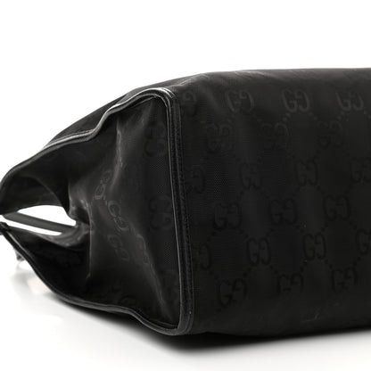 Gucci Econyl Nylon Monogram Large Off The Grid Tote Bag Black 9 of 10