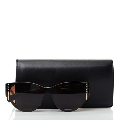 Chanel CC Cat Eye Sunglasses 6054 Brown 8 of 8