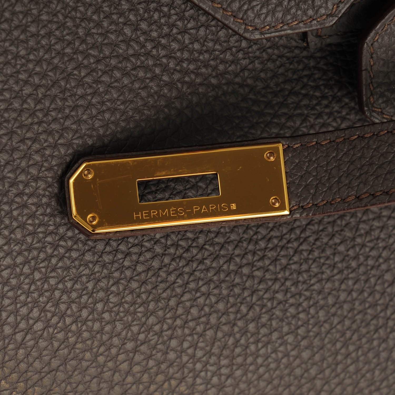 Hermes Togo Birkin 35 Etain 8 of 21