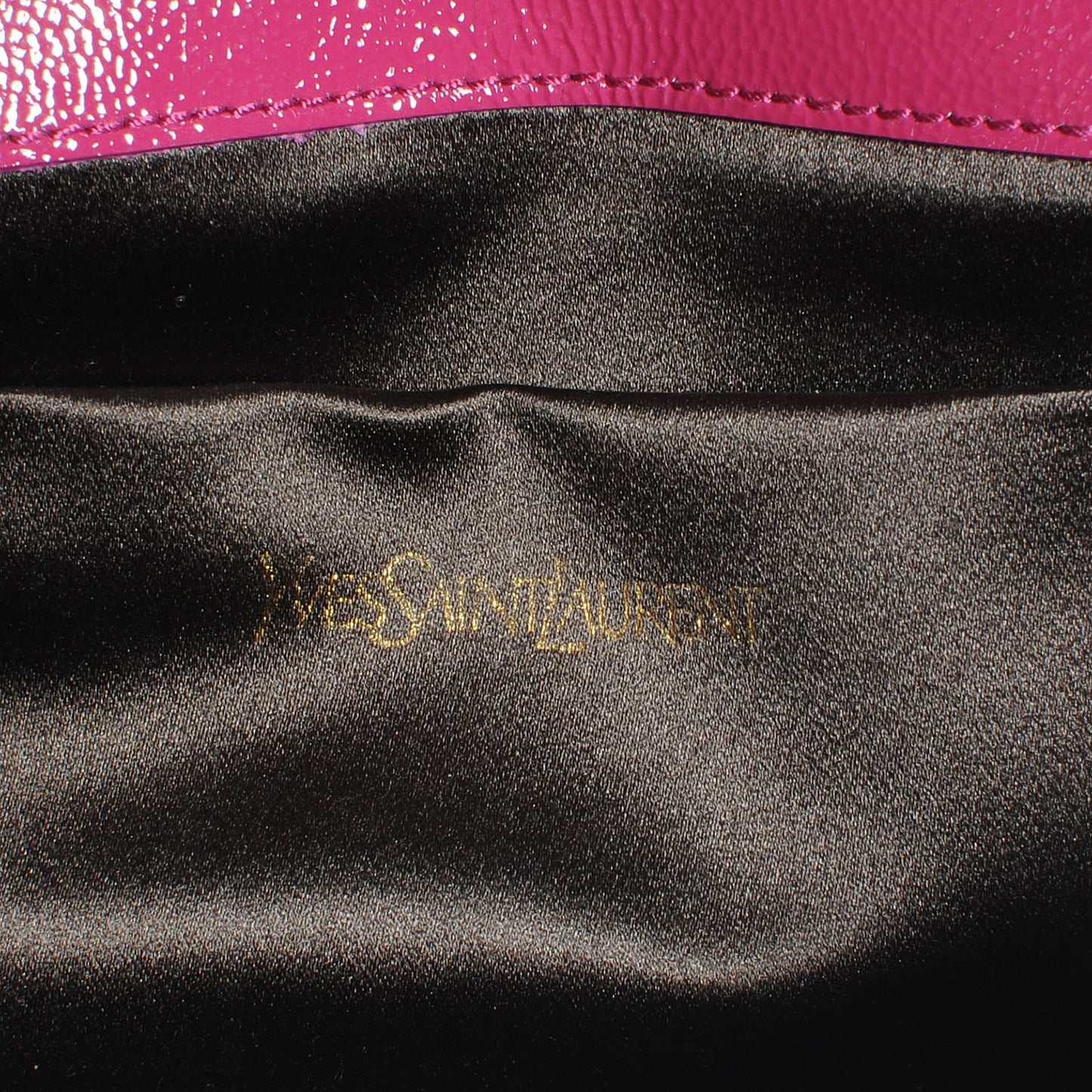 Patent Belle de Jour Clutch Fuchsia