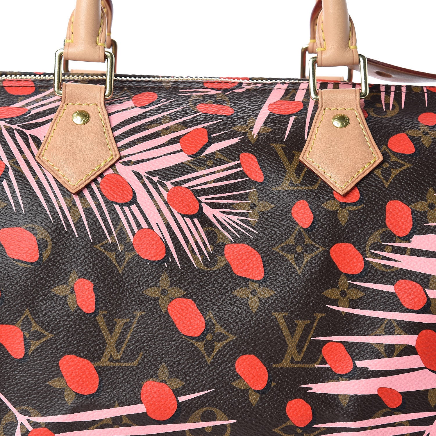 Louis Vuitton Monogram Jungle Dots Speedy 30 Sugar Pink Poppy 8 of 10