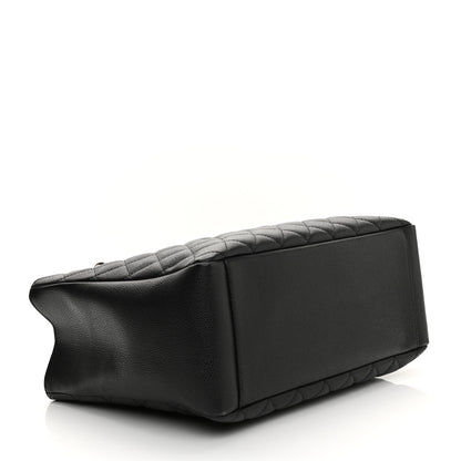 Chanel Caviar Quilted Grand Shopping Tote GST Black 4 of 10