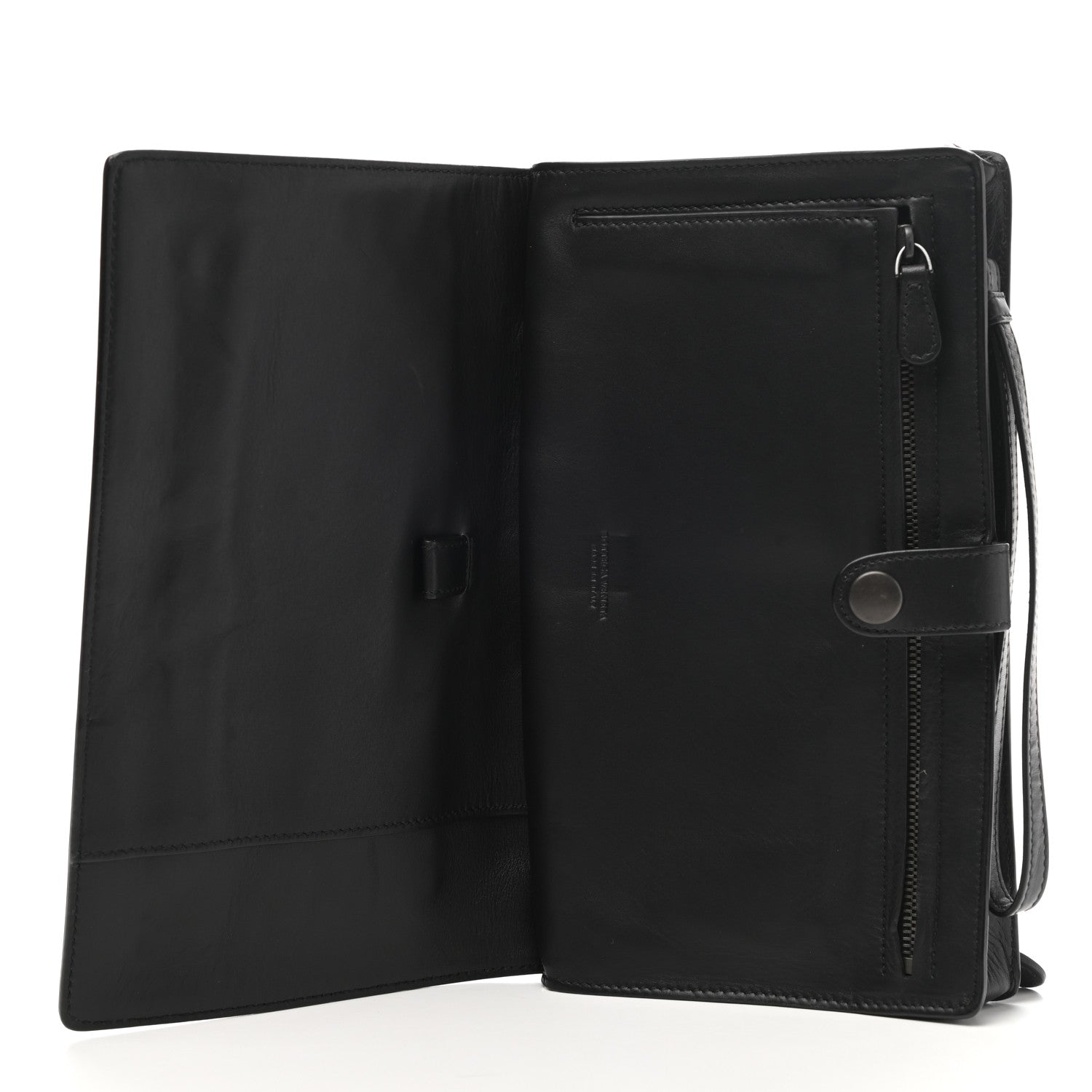 Bottega Veneta Nappa Intrecciato Clutch Wallet Black 5 of 10