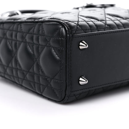 Christian Dior Lambskin Cannage Small My ABCDior Lady Dior Black 7 of 10