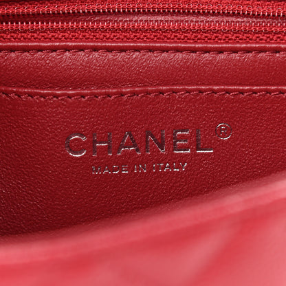 Chanel Caviar Quilted Mini Rectangular Flap Red 6 of 9