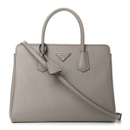 Prada Saffiano Cuir Medium Tote Argilla 1 of 10