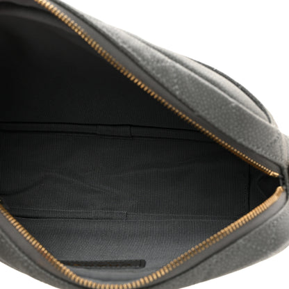 Chanel Iridescent Caviar Flat Quilted Small Coco Tassel Camera Case Grey 5 of 10