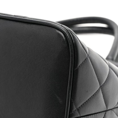 Chanel Lambskin Quilted Medallion Tote Black 13 of 15