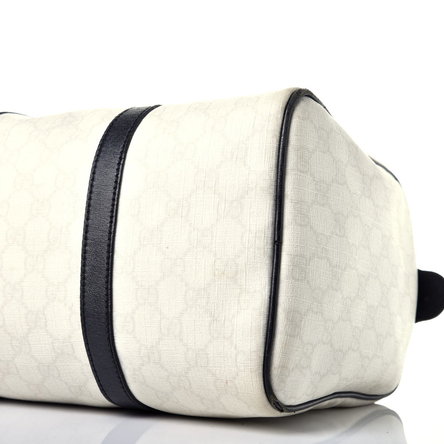 GG Plus Monogram Medium Joy Boston White Black