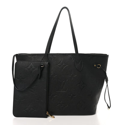 Louis Vuitton Empreinte Monogram Giant Neverfull MM Black 3 of 10