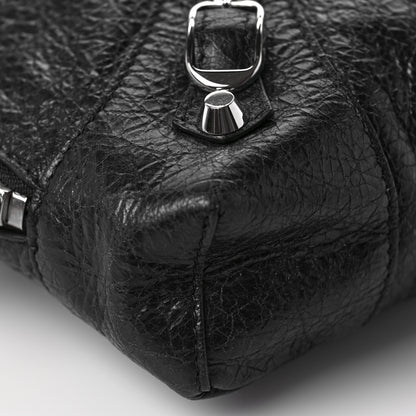Balenciaga Agneau Classic SIlver Hardware XS Reporter Crossbody Black 11 of 12
