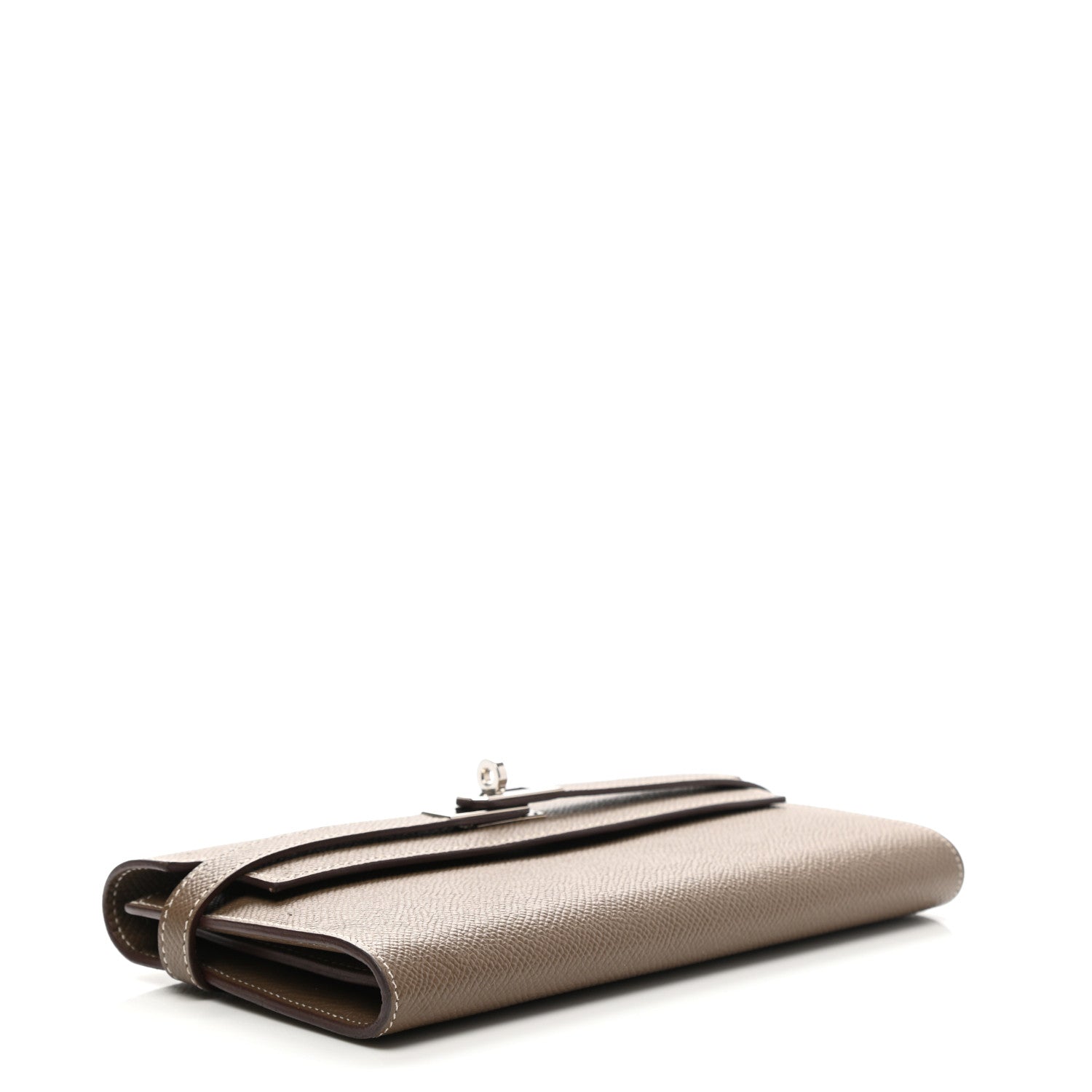 Hermes Epsom Kelly Longue Wallet Etoupe 4 of 8
